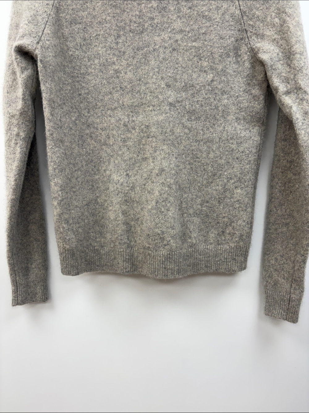 Quince 100% Yak Wool Crewneck Pullover Sweater Minimalist Heather Grey Medium - Picture 5 of 10